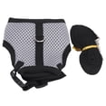 thumbnail image 1 of Pet Mesh Chest Back, Adjustable Buckle Breathable Mesh Durable Mesh Material Small Pet Mesh Breathable Traction  For Walk L Gray, 1 of 8