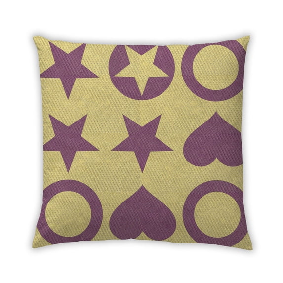 Ahgly Company Indoor Square Contemporary Throw Pillow, 18 inch by 18 inch