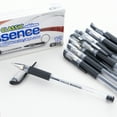 thumbnail image 4 of BAZIC Essence Gel Pen, Medium Point 1.0mm Black Pen, Comfort Grip, 12 Count, 4-Packs, 4 of 7