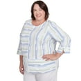 thumbnail image 3 of Alfred Dunner Womens Plus-Size Spliced Textured Jacquard Top, 3 of 4