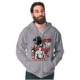 thumbnail image 3 of Kanji Street Fighter Dream Big Ryu Men Big & Tall Zip Hoodie Brisco Brands 4X, 3 of 5