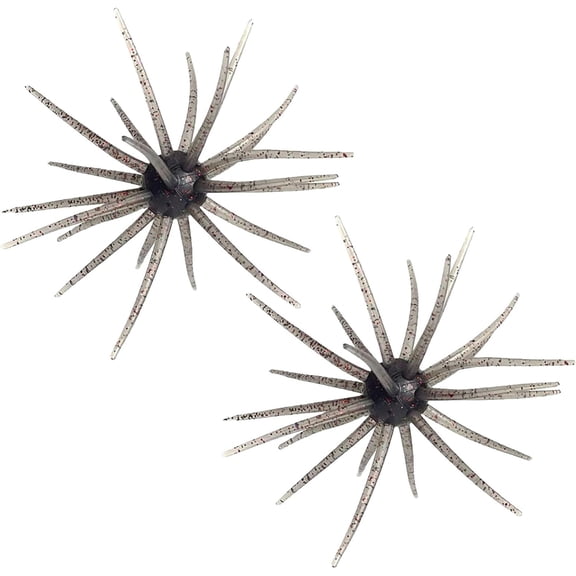 Bass Fishing Bait - Soft Sea Urchin Bait | Soft Artificial Sea Urchin Lures for Shore, Trout, River, Lake, Saltwater, Freshwater（lager）