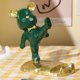 thumbnail image 4 of Escultura de oso 3D Soporte para teléfono móvil Estatuilla Soporte de dibujos animados Tabletas Soporte de soporte Animal hecho para escritorio patada verde Macarena Figuras de resina, 4 of 8