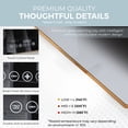 thumbnail image 6 of Alpha Living Warming Mat for Food – 40 Inch Glass Top Food Warmers for Parties Buffet – Tempered Glass Electric Warming Tray with 3 Heat Settings – Buffet Warmer for Events, Parties, Catering, 6 of 6