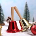 thumbnail image 2 of 2pcs Super Loud Christmas Hand Bells Lovely Service Hand Bells Party Props, 2 of 7