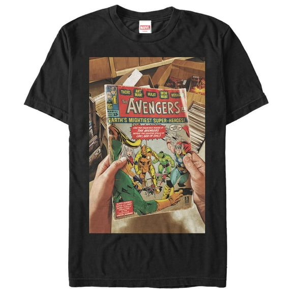 Men's Marvel Day in the Life of Comic Book Fan  Graphic Tee Black X Large