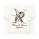 thumbnail image 1 of REPRESENT 23SS Angel Cloud R Carta Impresa Lavable Vieja Manga Corta Pareja Suelta Camiseta, 1 of 4