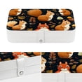 thumbnail image 4 of Squirrel PU Leather Display Case with Removable Compartment and Portable Design - Bracelet Holder, Necklace Organizer, Jewelry Display, 4 of 6