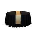thumbnail image 2 of Restaurantware-Table Tek 12 x 108 Inch Table Runners, 10 Satin Long Runners - Machine Washable, Decorative, Light Yellow Polyester Party Runner, For Weddings And Events, 2 of 8