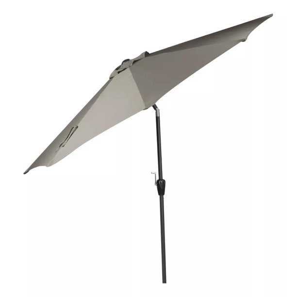 Sombrilla Plegable Para Exterior Jardin Playa Manivela 2.7m beige