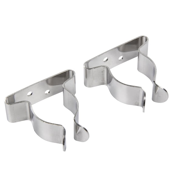 Seachoice 72031 Spring Clamps – Pack of 2 – Polished Stainless Steel – 1 to 1-3/4 Inch Size