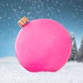 thumbnail image 2 of SLYNSHome 30 inch Christmas Inflatable Ball Large PVC Xmas Blow Ball Ornament Giant Inflatable Christmas Decorative Ball Christmas Decorations for Front Door Home Yard Lawn Decor (), 2 of 8