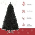 thumbnail image 4 of HOMCOM 6ft Artificial Christmas Tree Home Decoration Automatic Open, Black, 4 of 10
