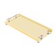 thumbnail image 1 of Bandeja rectangular para servir con asas, bandeja para mesa de centro, ideal para encimeras y dormitorios. Amarillo L, 1 of 9