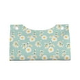 thumbnail image 4 of Naloa Floral Daisy Print Leather Tissue Box Cover Rectangle | Long Tissue Box Cover | Tissue Box Holder | Tissue Holder for Bathroom, 4 of 9