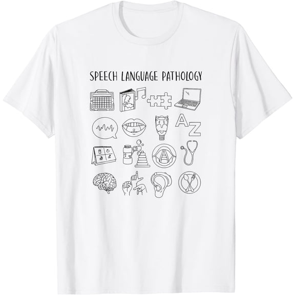 Speech Therapist T-Shirt Speech Language Pathology Pathologist SLP