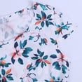thumbnail image 4 of Fankiway Femmes Confortable Été Manches Courtes Col Rond Vintage Régulière Robe de Soirée Robes d'Été pour les Femmes Robes Grande Taille Dégagement, 4 of 5