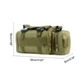 thumbnail image 5 of Multifunctional Fishing Tackle Bags Lure Bag Outdoor Shoulder Bag Waist Pack Large Capacity Waterproof Camping Belt Bag, 5 of 21