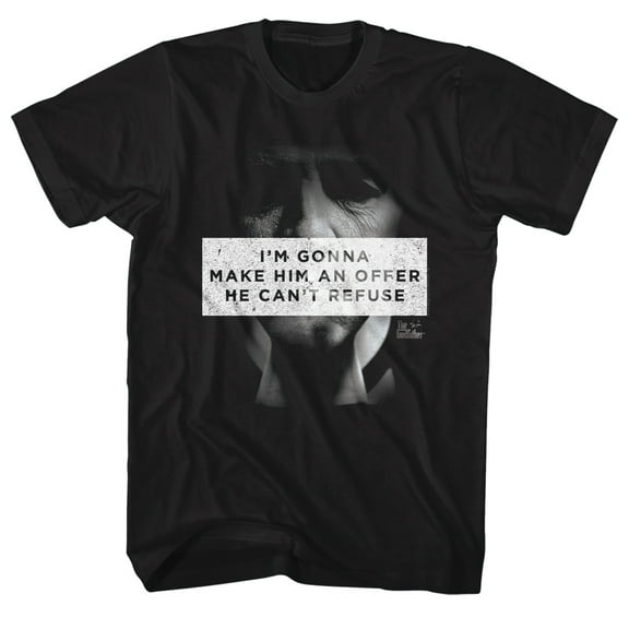 Godfather Make Him An Offer Black Adult T-Shirt