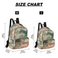 thumbnail image 2 of FORMRS Mini Backpack Purse for Women Travel Daypack Casual Shoulder Bag, Pink and Green Cat, 2 of 7