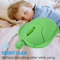 thumbnail image 6 of KUYHRF Wireless Mouse, Cute Green Animal Turtle Shaped Optical Mouse for Kids Children Women, Silent Cordless Mouse for PC Laptop Computer Notebook MacBook Desktop, 6 of 10