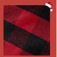 thumbnail image 5 of Christmas Stockings Red Black Buffalo Plaid Fireplace Hanging Stockings for Family Christmas Decoration Holiday Season Party Decor 4 Pack, 5 of 6