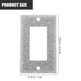 thumbnail image 2 of Bling Light Switch Cover 1-slot Rhinestone Plate Outlet Cover Wall Plate, 2 of 8