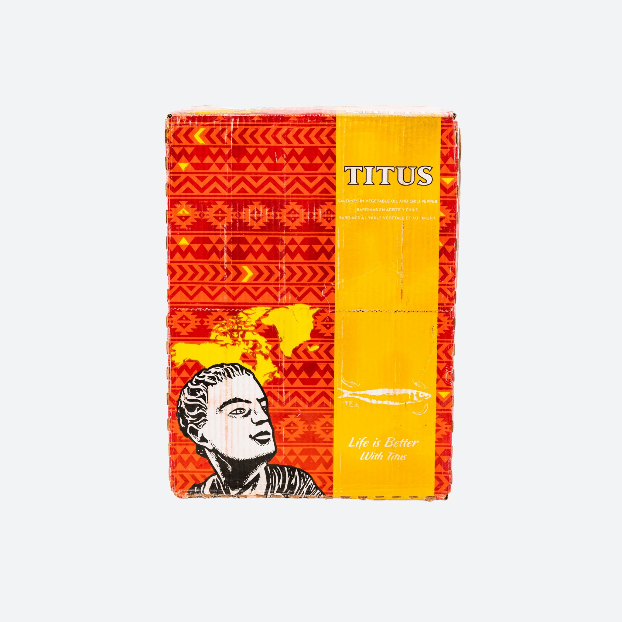 Titus Sardines 50 Cans - Case