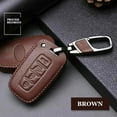 thumbnail image 2 of Super Leather Smart Car Key Fob Case Cover For Hyundai Sonata For KIA Optima, 2 of 3