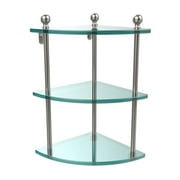 Mambo Collection 3 Tier Corner Glass Shelf (Build to Order)