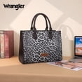 thumbnail image 3 of Wrangler Large Tote Bag for Women, Western Purse Work Shoulder Handbag with Crossbody Strap, Black, 3 of 6
