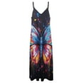 thumbnail image 4 of Colorful Butterfly Sleeveless Dress Women's Clothing Chic And Elegant Woman Dress Elegant Women's Sets, 4 of 6