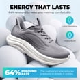 thumbnail image 4 of ALLSWIFIT Men's Slip-On Walking Shoes Wide Toe Box | Hands-Free Barefoot Feel, Cushioned Running Sneakers with Arch Support for Gym & Tennis, 4 of 9