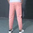 thumbnail image 5 of ZVNAΖH Boys' School Uniform Jogger Pants, Elastic Waistband with Drawstring Closure, Stretch Twill Fabric, for 4-12 Years, 5 of 8