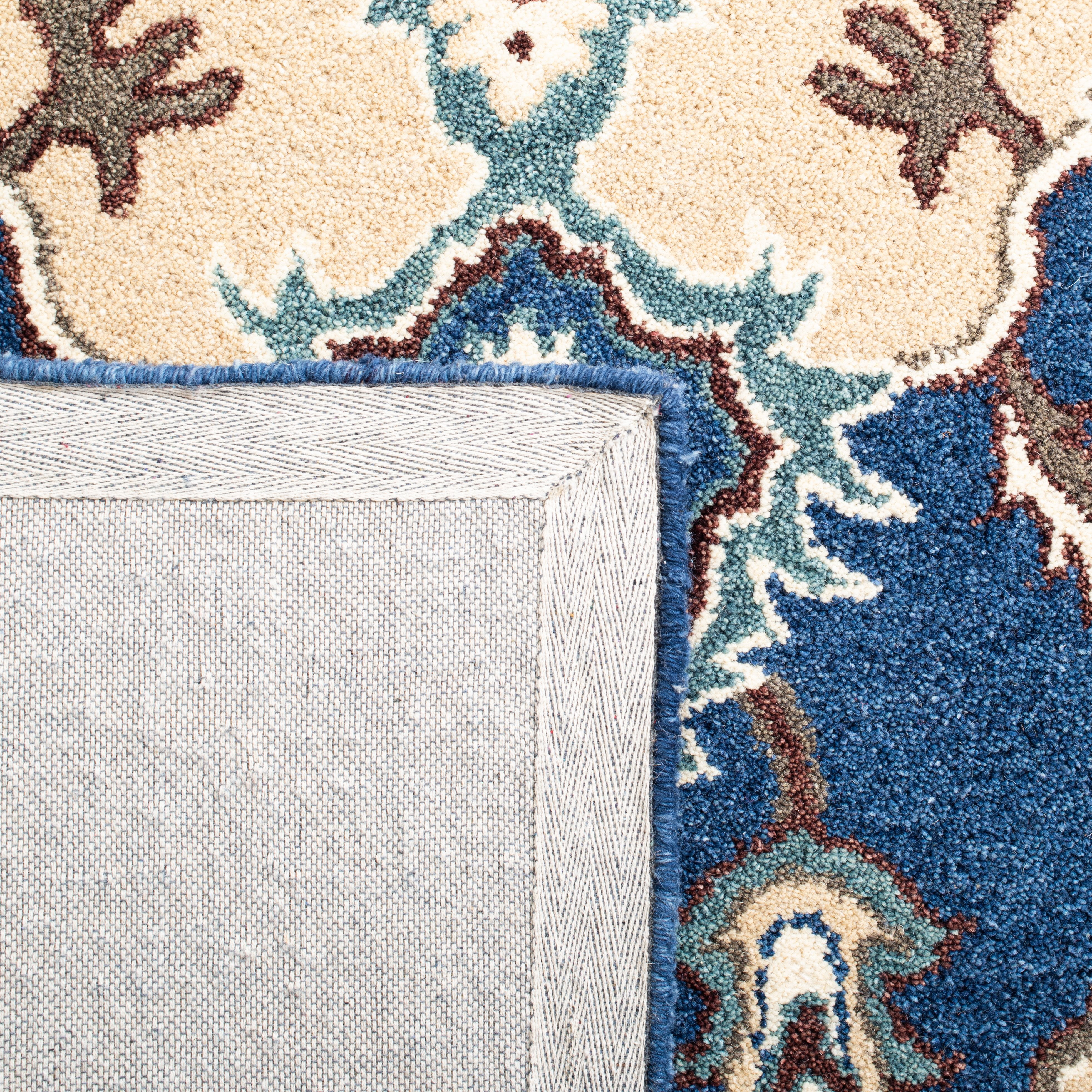 SAFAVIEH Antiquity Christopher Oriental Area Rug, Blue/Ivory, 4' x 6'