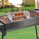 thumbnail image 4 of Herramientas para asar muslo de pollo de la parrilla de acero inoxidable adecuado para la cocina al aire libre parrilla de cocina Distribución uniforme del calor, 4 of 6