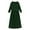 Army Green, variant on Toddler Girl Long Sleeve Neck Solid Loose Casual Daily Wear Long Maxi Dress Girls Dresses for Kids Navy 3-4 Years