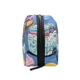 thumbnail image 4 of 6.5x2.5x4 In Printed Makeup Bag Organizer with 5 Compartments Travel Toiletry Pouch Bag Wine Cake, 4 of 6
