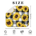 thumbnail image 3 of Microfibre Drying Mat for Kitchen Sunflower Colorful Floral Dish Drying Drainer Mat Absorbent Drying Mat Washing Up for Glass, Plate & Cup 16inch X 18inch, 3 of 7
