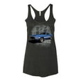 thumbnail image 2 of Wild Bobby Ford Shelby GT500 Vintage Mustang Women Tri-Blend Racerback Tank Top, 2 of 6