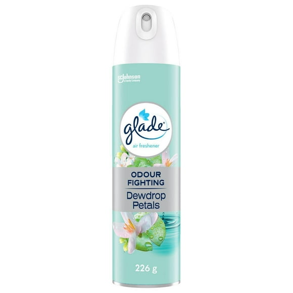 Glade® Air Freshener Odor Fighting Room Spray, Dewdrop Petals