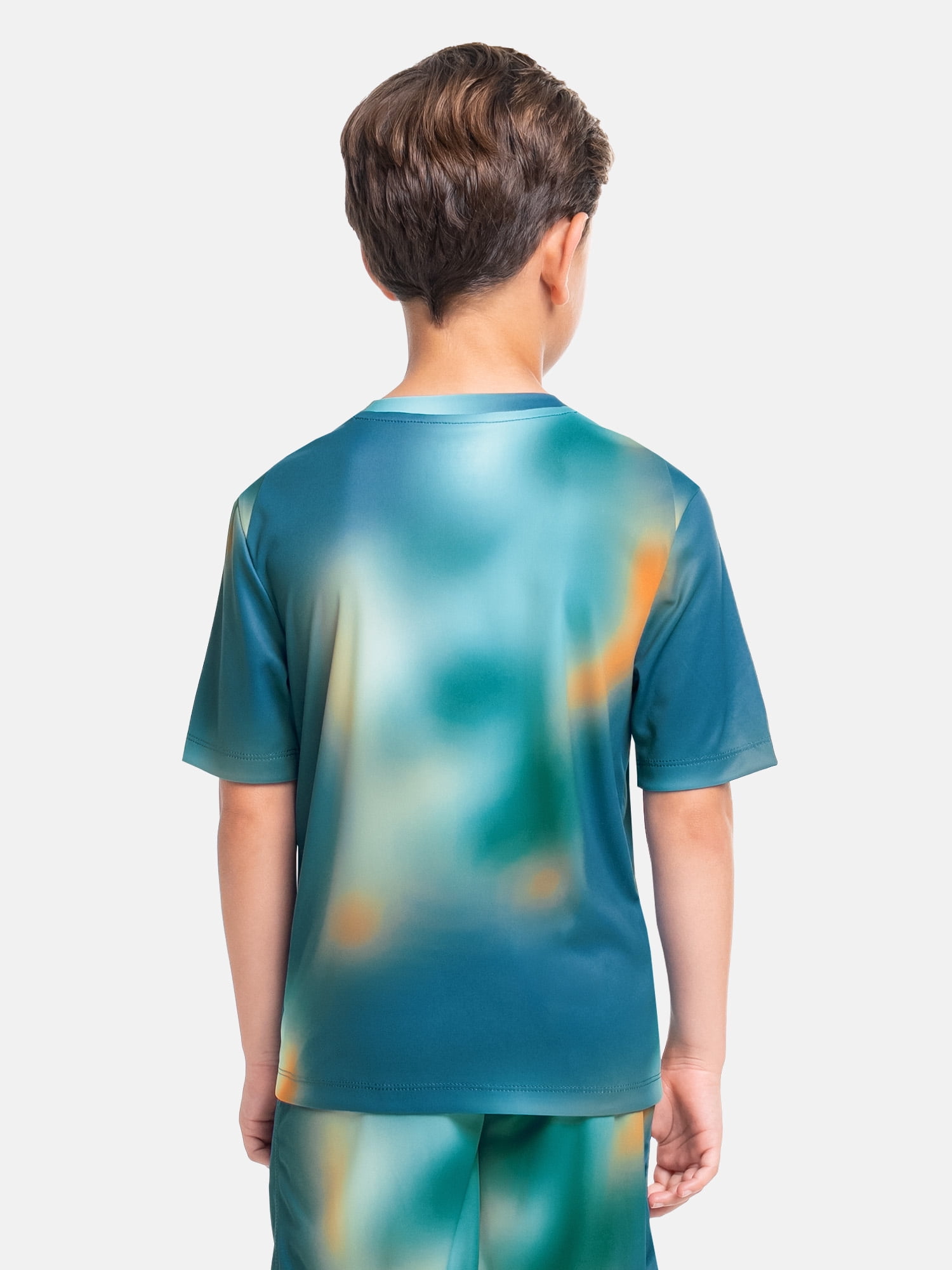 Athletic Works Boy's Short Sleeve Core Active T-Shirt 2-Pack, Sizes 4-18 & Husky