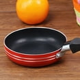 thumbnail image 4 of Nonstick Frying Pan Egg Sausages Vegetable Fry Sausages Reusable Non Stick Pot Home Bar Hotel Kitchen Reusable Cooking Cookware Kitchenware 16cm, 4 of 6