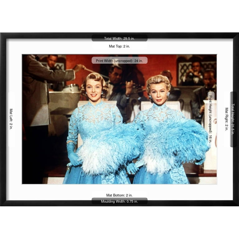 Art.com White Christmas, Rosemary Clooney, Vera-Ellen, 1954 Photo, Black  Frame Wall Art, 29" x 21" - Walmart.com