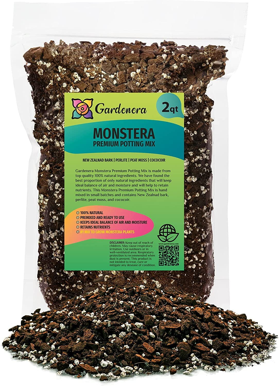 Gardenera Premium Monstera Potting Soil Quick Drain Potting Soil for