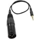 thumbnail image 3 of Conector XLR de 35 cm de 3 clavijas a conector estéreo de 3,5 de sonido de micrófono y sonido Gloria Cable XLR hembra a macho, 3 of 6