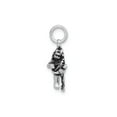 thumbnail image 4 of Sterling Silver Polished & Antiqued Angel Playing Harp Pendant, 4 of 4