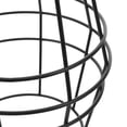 thumbnail image 3 of SHOWERORO De Con Estructura De Hierro Tejida Para Luces Negras Con Soporte Rústico, 3 of 8