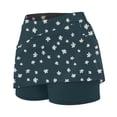 thumbnail image 5 of ibiyuan Short Skirts For Women Trendy Womens Mini Skirt Skorts Flowy High Waisted Ruffle Tiered Casual Summer Beach Short Skirts Built-in Shorts 2026, 5 of 7