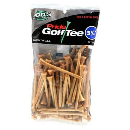 UPC: 0048929199641 | Pride Golf Tee  3.25 inch  Natural  75 Count